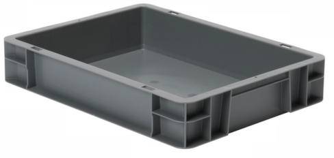 LA-KA-PE 531649 Stapelbehälter lebensmittelgeeignet (L x B x H) 400 x 300 x 75mm Grau 4St.