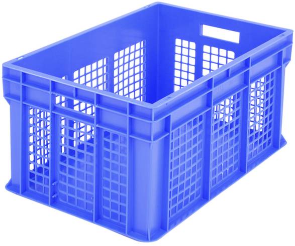 BITO Lagertechnik 1657967 Stapelbehälter Classic lebensmittelgeeignet (L x B x H) 600 x 400 x 315mm Blau 1St.