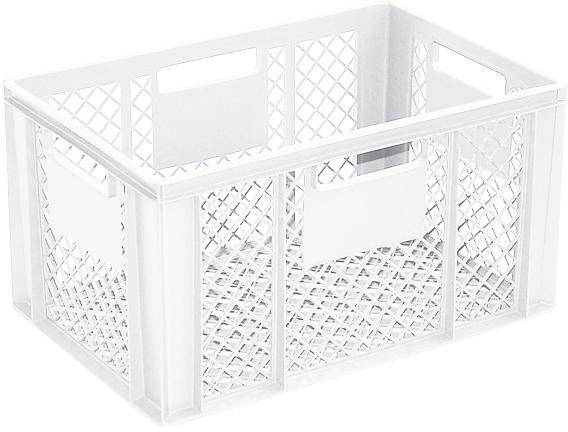 BRB Lagertechnik 1657971 Stapelbehälter Basic lebensmittelgeeignet (L x B x H) 600 x 400 x 320mm Weiß 1St.