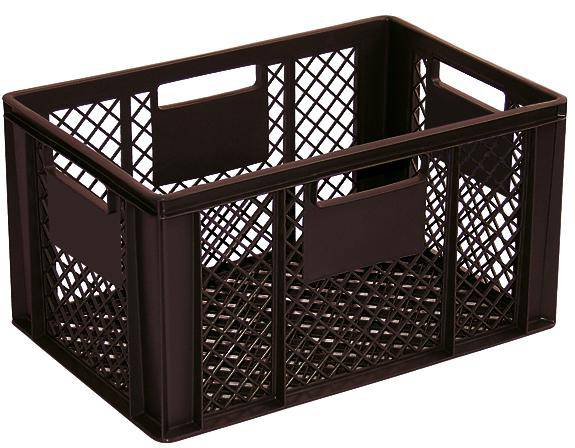 BRB Lagertechnik 1657972 Stapelbehälter Basic lebensmittelgeeignet (L x B x H) 600 x 400 x 320mm Braun 1St.