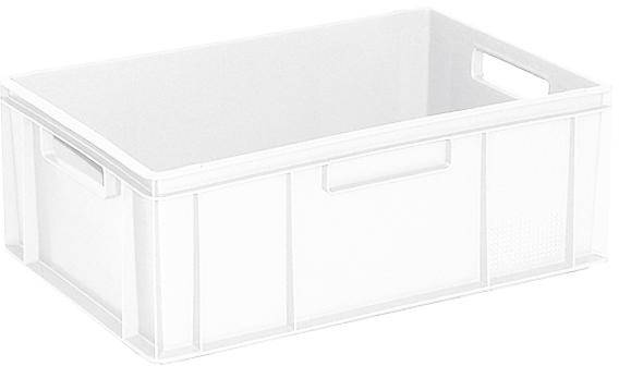 BRB Lagertechnik 1657974 Stapelbehälter Basic lebensmittelgeeignet (L x B x H) 600 x 400 x 220mm Weiß 1St.