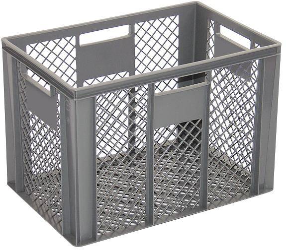 BRB Lagertechnik 1657977 Stapelbehälter Basic lebensmittelgeeignet (L x B x H) 600 x 400 x 410mm Grau 1St.