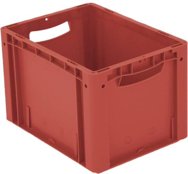 BITO Lagertechnik 1657980 Stapelbehälter Ergonomic lebensmittelgeeignet (L x B x H) 400 x 300 x 270 mm Rot 1 St.