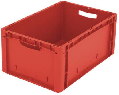 BITO Lagertechnik 1657981 Stapelbehälter Ergonomic lebensmittelgeeignet (L x B x H) 600 x 400 x 270mm Rot 1St.