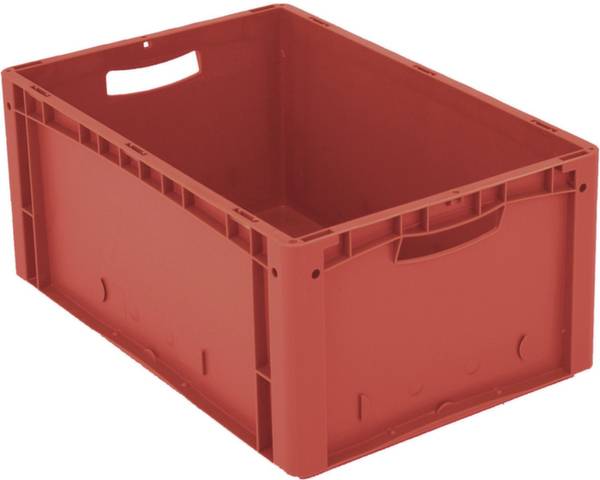 BITO Lagertechnik 1657981 Stapelbehälter Ergonomic lebensmittelgeeignet (L x B x H) 600 x 400 x 270mm Rot 1St.