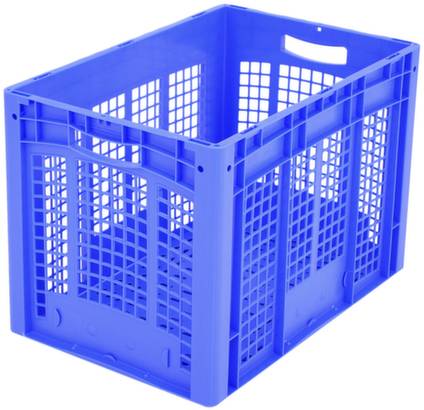 BITO Lagertechnik 1657983 Stapelbehälter Ergonomic lebensmittelgeeignet (L x B x H) 600 x 400 x 420mm Blau 1St.