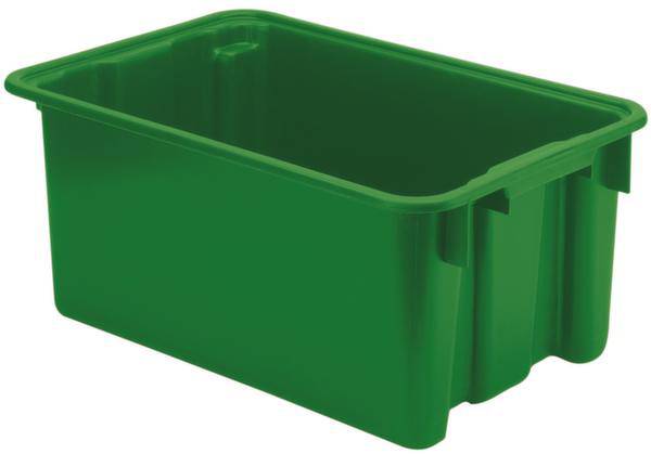 LA-KA-PE 701113 Stapelbehälter lebensmittelgeeignet (L x B x H) 600 x 400 x 250mm Grün 5St.