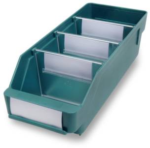 Stemo 358547 ESD Regalkasten lebensmittelgeeignet (B x H x T) 120 x 95 x 300mm Grün 30St.