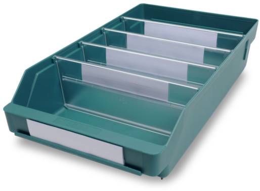 Stemo 358627 ESD Regalkasten lebensmittelgeeignet (B x H x T) 240 x 95 x 400mm Grün 15St.