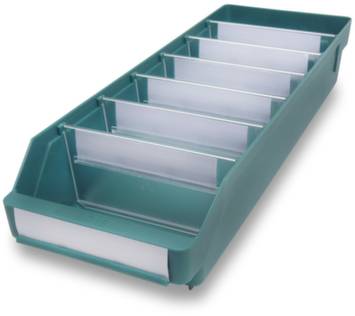 Stemo 358682 ESD Regalkasten lebensmittelgeeignet (B x H x T) 180 x 95 x 500mm Grün 20St.
