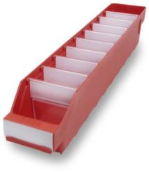 Stemo 443792 ESD Regalkasten lebensmittelgeeignet (B x H x T) 90 x 95 x 500mm Rot 40St.