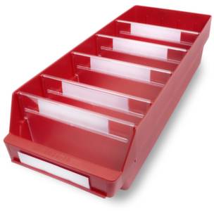 Stemo 443883 ESD Regalkasten lebensmittelgeeignet (B x H x T) 240 x 150 x 600mm Rot 10St.
