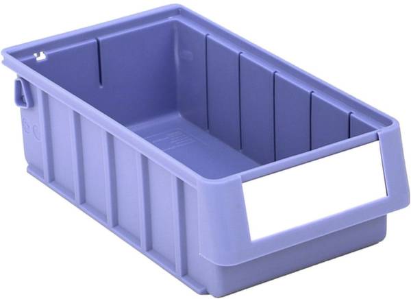 BITO Lagertechnik 525010 Regalkasten lebensmittelgeeignet (B x H x T) 156 x 90 x 300mm Blau 12St.