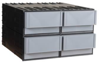 Plastipol Scheu 1658050 Schubladenmagazin (B x H x T) 332 x 202 x 345mm Grau 1St.