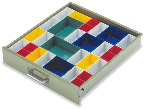 LA-KA-PE 203841 Einsatzkasten (L x B x H) 99 x 99 x 40mm Blau 50St.