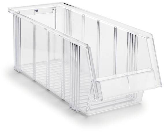 Treston 527515 Sichtlagerkasten (B x H x T) 186 x 156 x 500mm Transparent 12St.