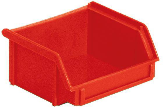 BRB Lagertechnik 974143 Sichtlagerkasten lebensmittelgeeignet (B x H x T) 100 x 50 x 95mm Rot 50St.