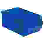 974256 Sichtlagerkasten lebensmittelgeeignet (B x H x T) 200 x 145 x 350mm Blau 12St.