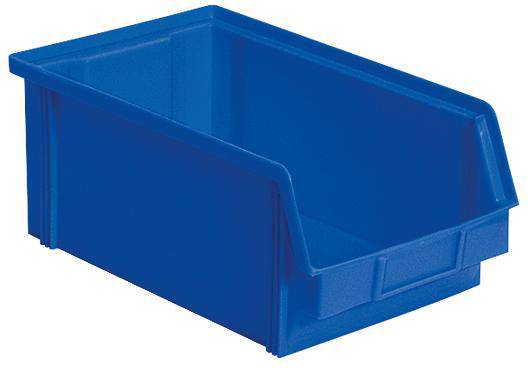 BRB Lagertechnik 974256 Sichtlagerkasten lebensmittelgeeignet (B x H x T) 200 x 145 x 350mm Blau 12St.