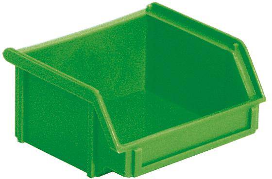 BRB Lagertechnik 974369 Sichtlagerkasten lebensmittelgeeignet (B x H x T) 100 x 50 x 95mm Grün 50St.