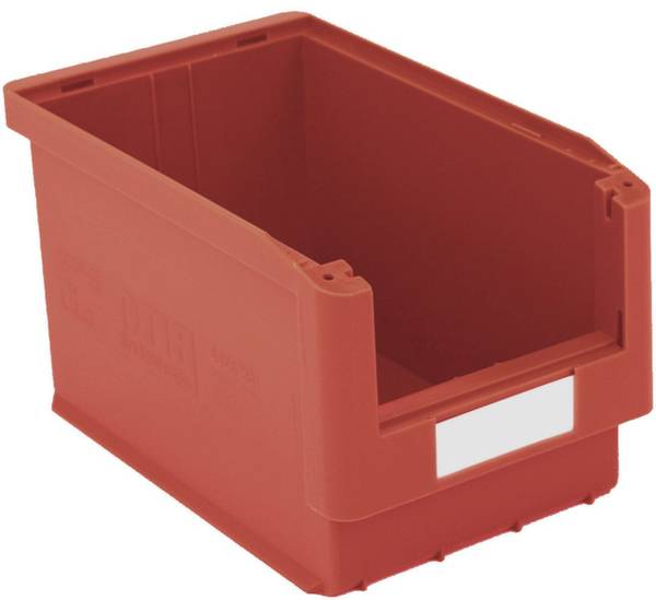 BITO Lagertechnik 384296 Sichtlagerkasten lebensmittelgeeignet (B x H x T) 210 x 200 x 350mm Rot 10St.