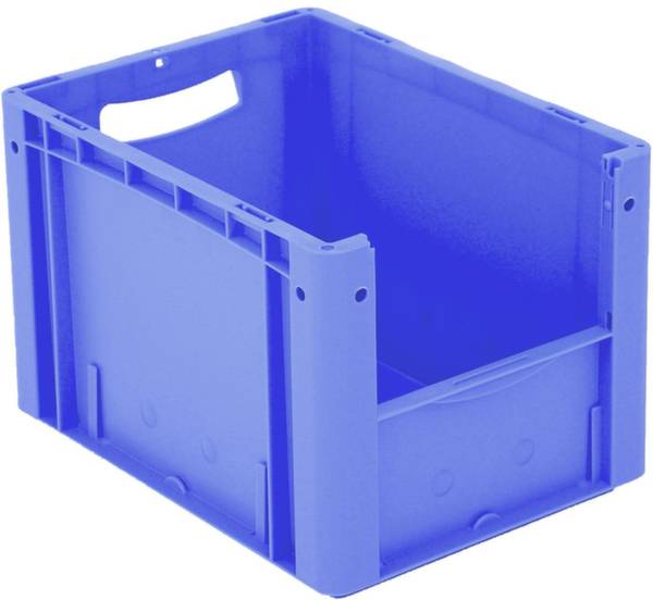 BITO Lagertechnik 1658103 Sichtlagerkasten lebensmittelgeeignet (L x B x H) 400 x 300 x 270mm Blau 1St.
