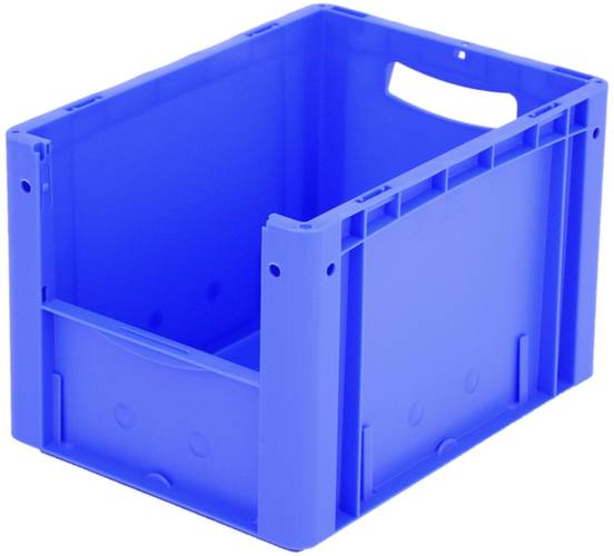 BITO Lagertechnik 1658103 Sichtlagerkasten lebensmittelgeeignet (L x B x H) 400 x 300 x 270mm Blau 1St.