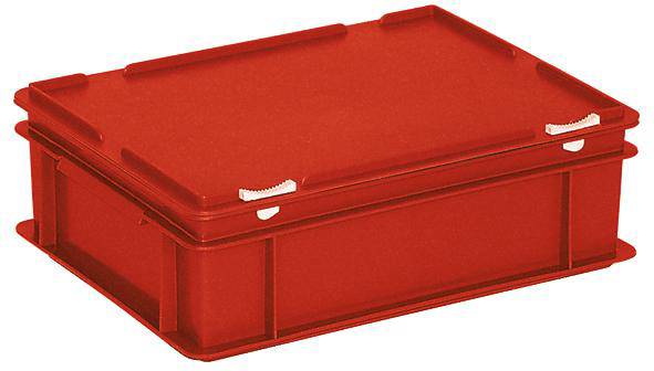 BRB Lagertechnik 1658104 Stapelbehälter lebensmittelgeeignet (L x B x H) 400 x 300 x 135mm Rot 1St.