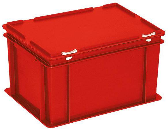 BRB Lagertechnik 1658105 Stapelbehälter lebensmittelgeeignet (L x B x H) 400 x 300 x 235mm Rot 1St.