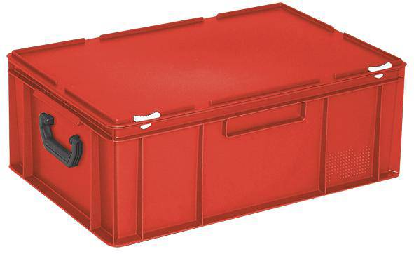 BRB Lagertechnik 1658106 Stapelbehälter lebensmittelgeeignet (L x B x H) 600 x 400 x 250mm Rot 1St.