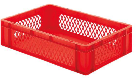 LA-KA-PE 204132 Stapelbehälter lebensmittelgeeignet (L x B x H) 600 x 400 x 145mm Rot 2St.