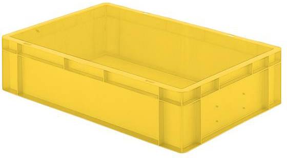 LA-KA-PE 204140 Stapelbehälter lebensmittelgeeignet (L x B x H) 600 x 400 x 145mm Gelb 2St.