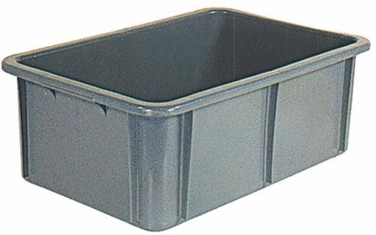 BRB Lagertechnik 1658121 Stapelbehälter lebensmittelgeeignet (L x B x H) 600 x 400 x 215mm Grau 1St.