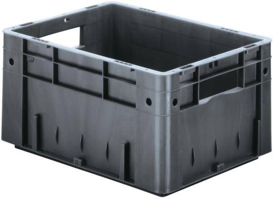 LA-KA-PE VTK 400/210-0 Stapelbehälter lebensmittelgeeignet (L x B x H) 400 x 300 x 210mm Grau 4St.