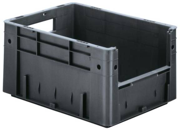 LA-KA-PE VTK 400/210-4 Stapelbehälter lebensmittelgeeignet (L x B x H) 400 x 300 x 210mm Grau 4St.