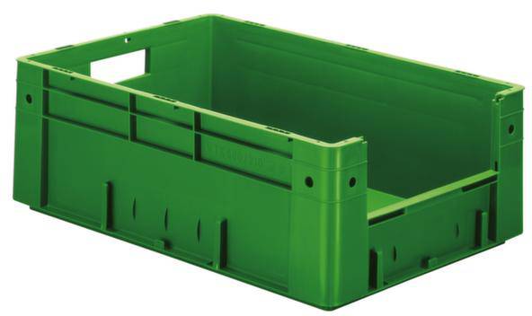 LA-KA-PE VTK 600/210-4 Stapelbehälter lebensmittelgeeignet (L x B x H) 600 x 400 x 210mm Grün 2St.