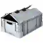 Alpha Paletten & Boxen 1658140 Stapelbehälter lebensmittelgeeignet (L x B x H) 400 x 300 x 220mm Grau 1St. Alpha Paletten & Boxen 1658140 Stapelbehälter lebensmittelgeeignet (L x B x H) 400 x 300 x 220mm Grau 1St.