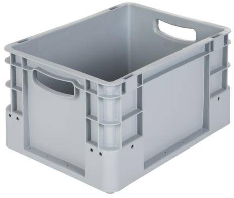 Alpha Paletten & Boxen 1658140 Stapelbehälter lebensmittelgeeignet (L x B x H) 400 x 300 x 220mm Grau 1St.