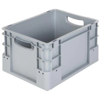 Alpha Paletten & Boxen 1658140 Stapelbehälter lebensmittelgeeignet (L x B x H) 400 x 300 x 220mm Grau 1St. Alpha Paletten & Boxen 1658140 Stapelbehälter lebensmittelgeeignet (L x B x H) 400 x 300 x 220mm Grau 1St.