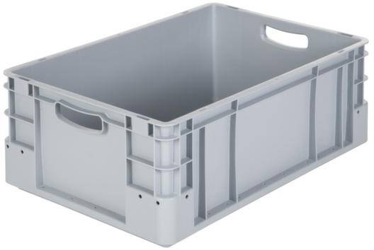 Alpha Paletten & Boxen 1658143 Stapelbehälter lebensmittelgeeignet (L x B x H) 600 x 400 x 220mm Grau 1St.