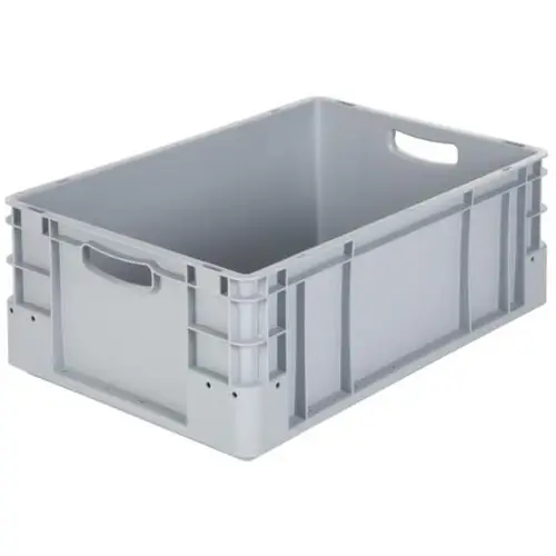 Alpha Paletten & Boxen 1658143 Stapelbehälter lebensmittelgeeignet (L x B x H) 600 x 400 x 220mm Grau 1St. Alpha Paletten & Boxen 1658143 Stapelbehälter lebensmittelgeeignet (L x B x H) 600 x 400 x 220mm Grau 1St.