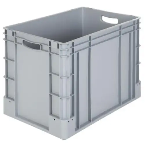 Alpha Paletten & Boxen 1658146 Stapelbehälter lebensmittelgeeignet (L x B x H) 600 x 400 x 420mm Grau 1St. Alpha Paletten & Boxen 1658146 Stapelbehälter lebensmittelgeeignet (L x B x H) 600 x 400 x 420mm Grau 1St.