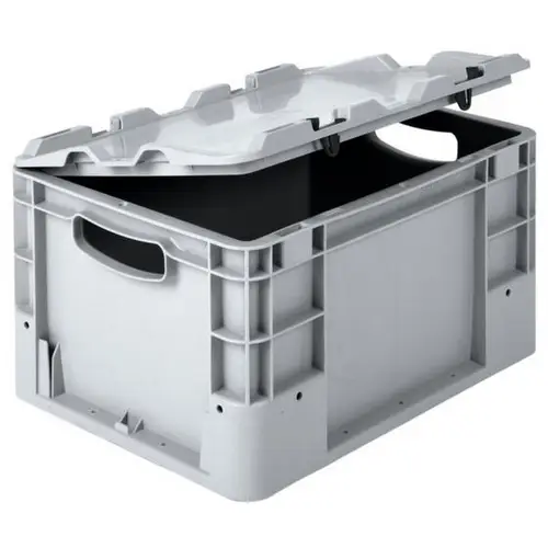 Alpha Paletten & Boxen 1658146 Stapelbehälter lebensmittelgeeignet (L x B x H) 600 x 400 x 420mm Grau 1St. Alpha Paletten & Boxen 1658146 Stapelbehälter lebensmittelgeeignet (L x B x H) 600 x 400 x 420mm Grau 1St.