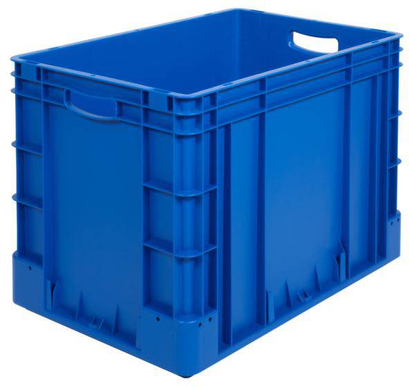 Alpha Paletten & Boxen 1658147 Stapelbehälter lebensmittelgeeignet (L x B x H) 600 x 400 x 420mm Blau 1St.