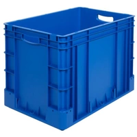 Alpha Paletten & Boxen 1658147 Stapelbehälter lebensmittelgeeignet (L x B x H) 600 x 400 x 420mm Blau 1St. Alpha Paletten & Boxen 1658147 Stapelbehälter lebensmittelgeeignet (L x B x H) 600 x 400 x 420mm Blau 1St.