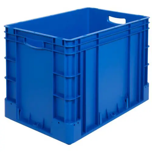 Alpha Paletten & Boxen 1658147 Stapelbehälter lebensmittelgeeignet (L x B x H) 600 x 400 x 420mm Blau 1St. Alpha Paletten & Boxen 1658147 Stapelbehälter lebensmittelgeeignet (L x B x H) 600 x 400 x 420mm Blau 1St.