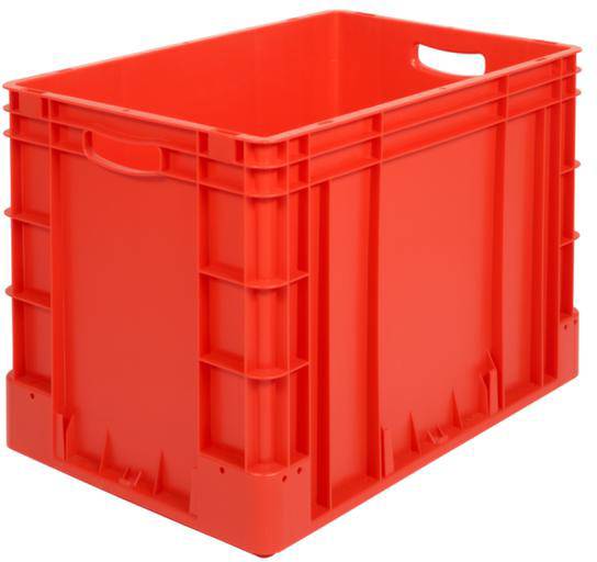 Alpha Paletten & Boxen 1658148 Stapelbehälter lebensmittelgeeignet (L x B x H) 600 x 400 x 420mm Rot 1St.