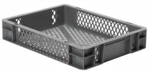 LA-KA-PE 531628 Stapelbehälter lebensmittelgeeignet (L x B x H) 400 x 300 x 75mm Grau 4St.