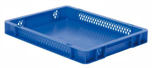 LA-KA-PE 531629 Stapelbehälter lebensmittelgeeignet (L x B x H) 400 x 300 x 50mm Blau 4St.