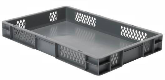 LA-KA-PE 531671 Stapelbehälter lebensmittelgeeignet (L x B x H) 600 x 400 x 75mm Grau 2St.